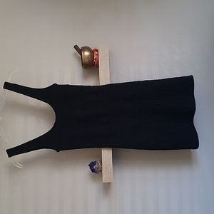 Free People Black Bodycon Mini Dress